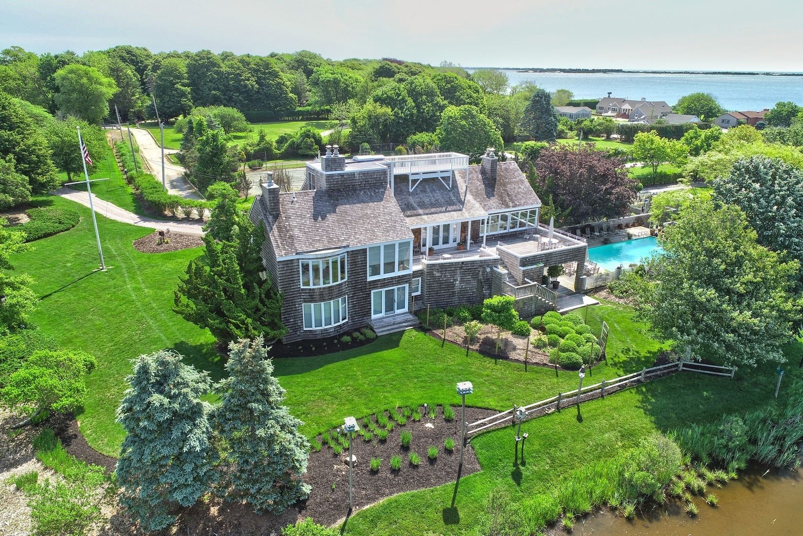  Aerial of 56 Tuthill Point Road