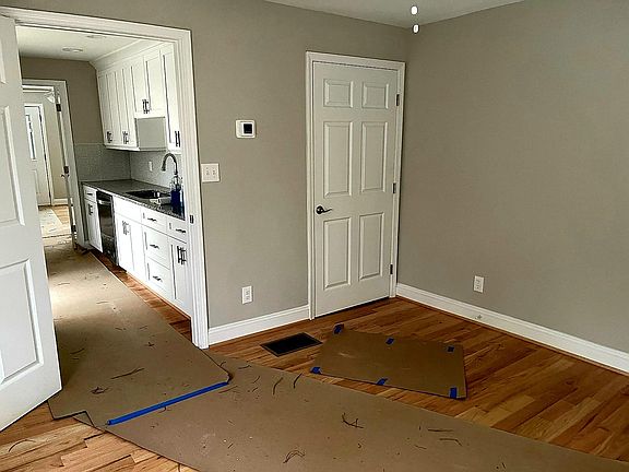 Kitchen off living room