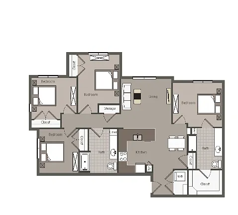 Floor plan D1