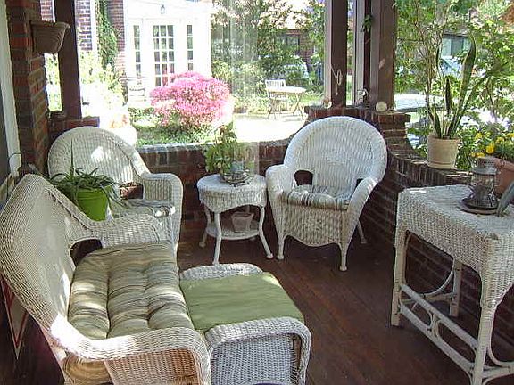 Secluded Front Porch