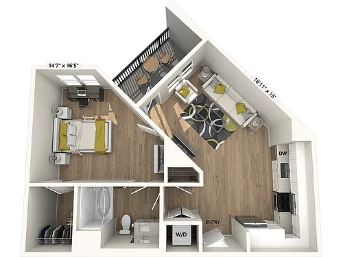 Floor plan A3-FinishI-763sf