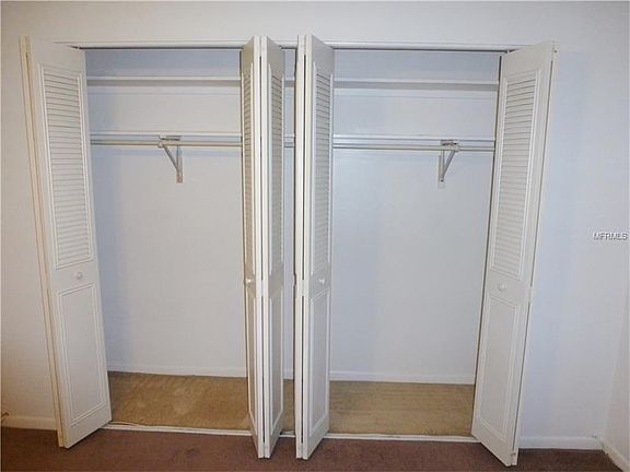 Plenty of closet space in Master bedroom