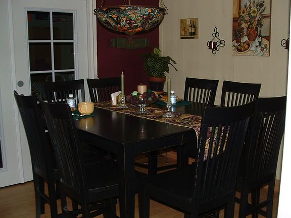 Dining Room With French Doors