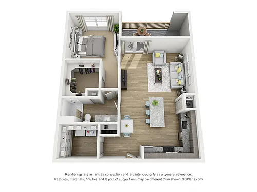 Floor plan A1D-P