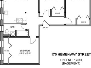 175 Hemenway St #B1, Boston, MA 02115