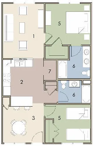 Floor plan B1