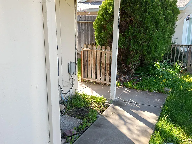Front walkway.