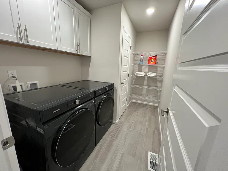 Washer and dryer room