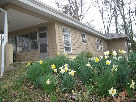 from lower driveway