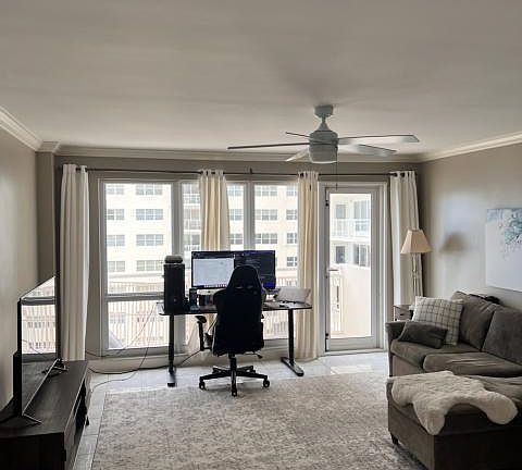 LR view walking into unit