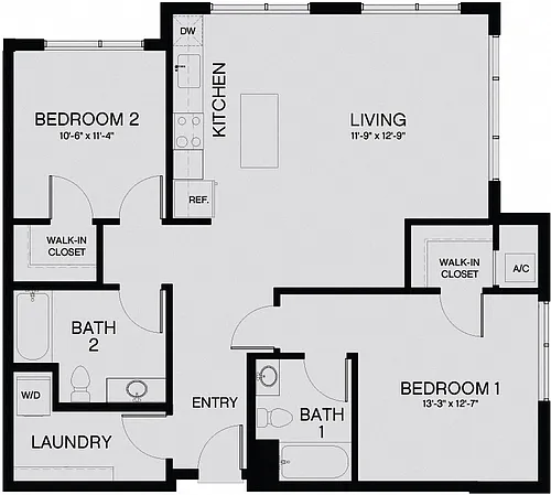 Floor plan Plan 2C