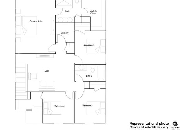 4th image of 128 Broadtree Cir Homesite 54