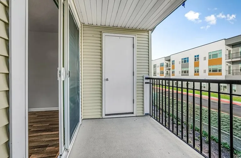 Porch and storage closet