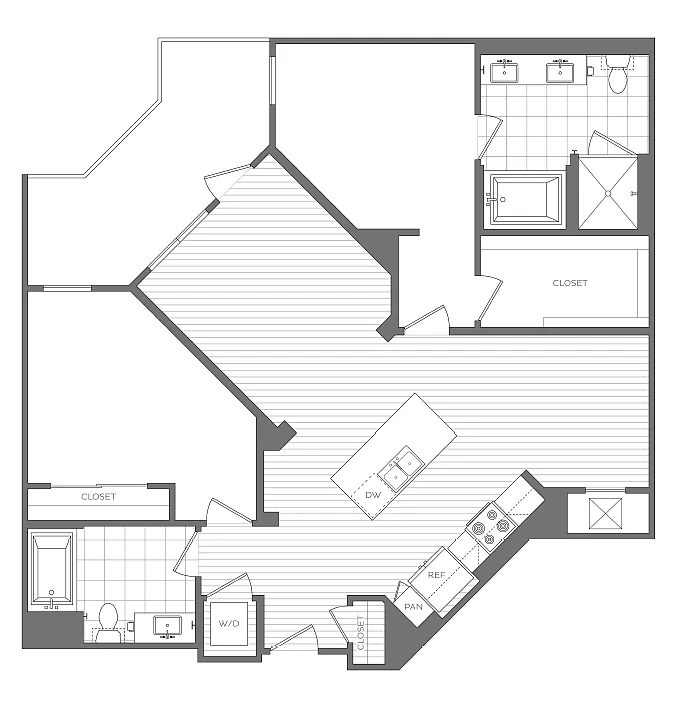 Floor plan Q