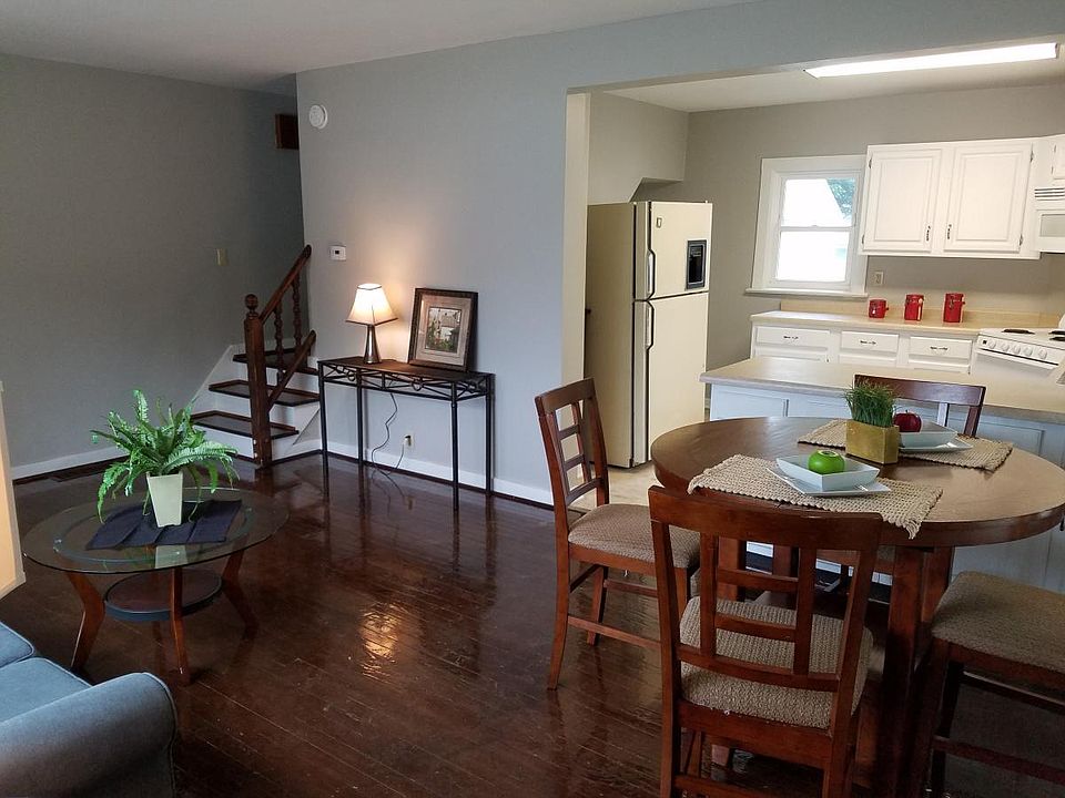 Open floor plan. Kitchen, living room, and study are light a