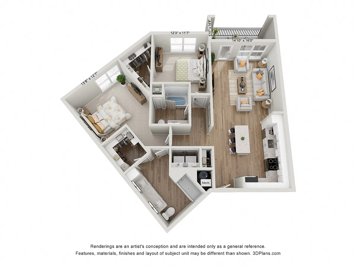 Floor plan B6