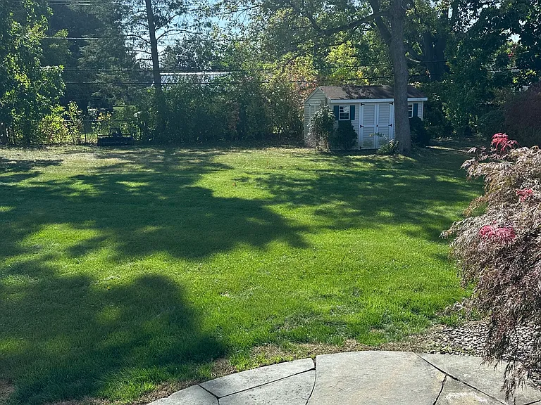 Shed in back of house