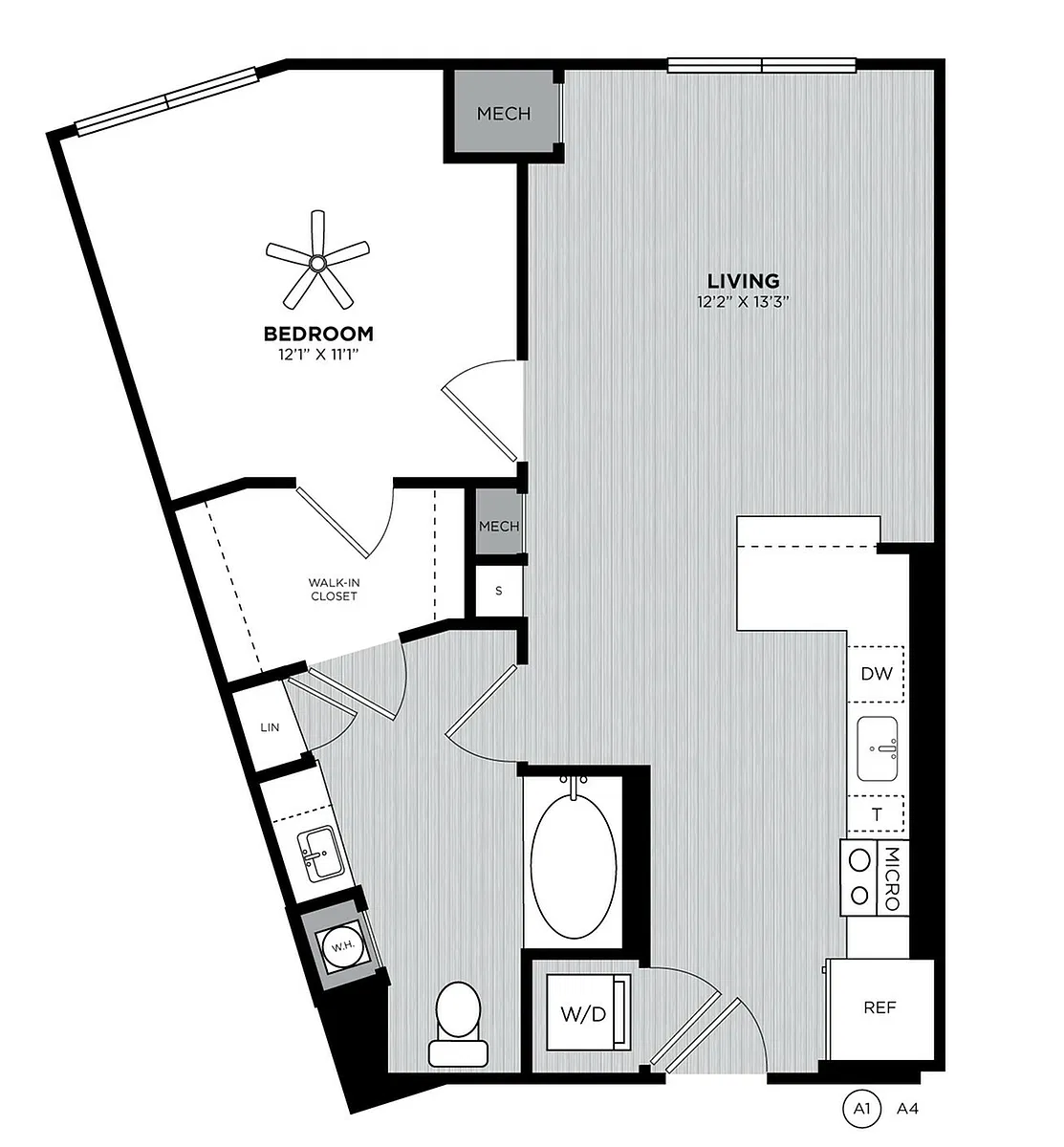 Floor plan A1 Harding