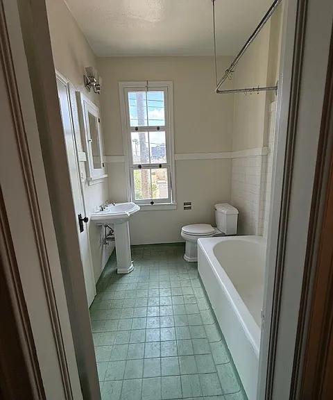 The bathroom