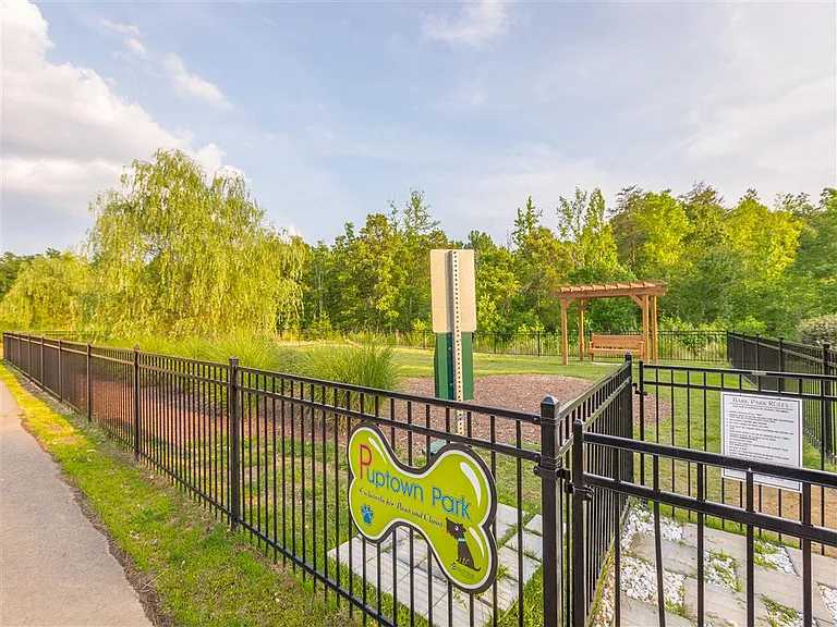 Your furry friend will love the bark park at Hawthorne at the Meadows