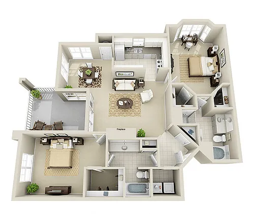 Floor plan The Myers