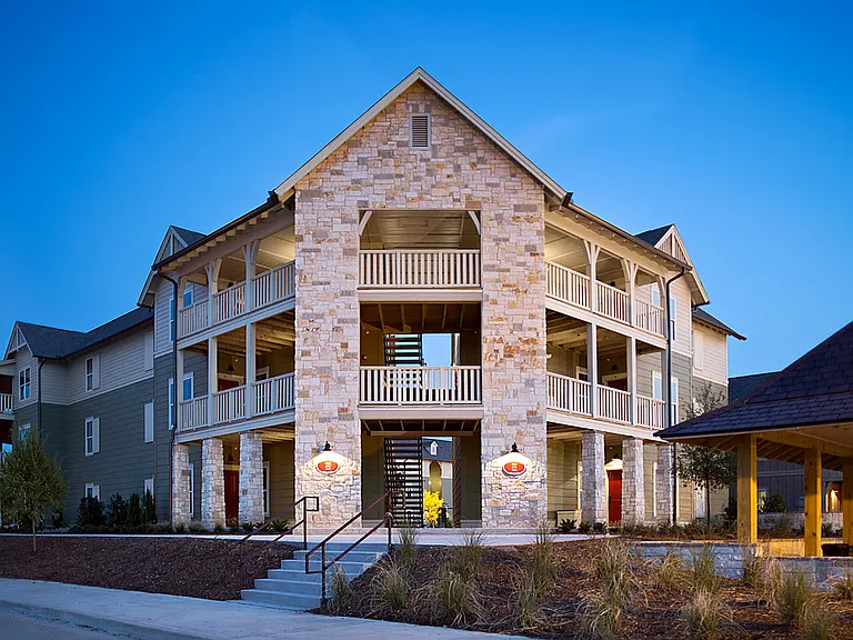 Experience modern living in these beautifully designed stone facade apartments.