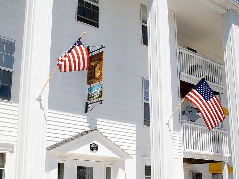 Modeled after Mackinac Island Grand Hotel!