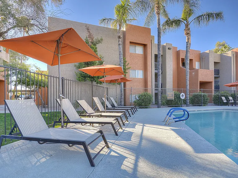 Poolside Lounge Area