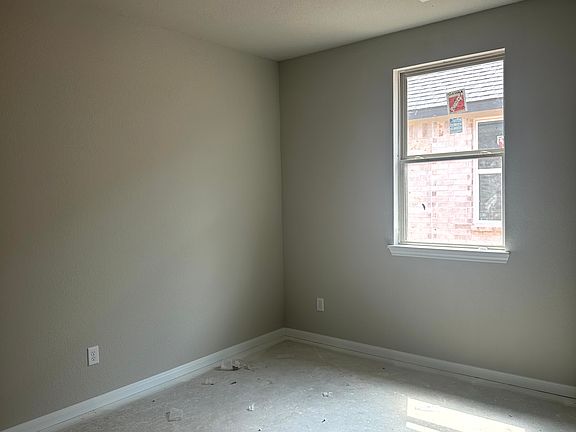 Construction progress - second bedroom with access to Jack and Jull bath