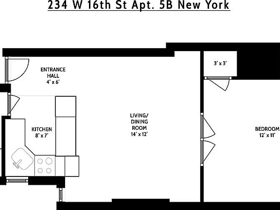 2nd image of 234 W 16th St APT 5B