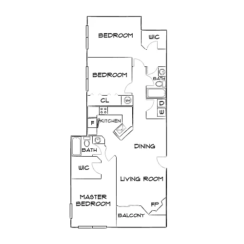 Floor plan Design 3A