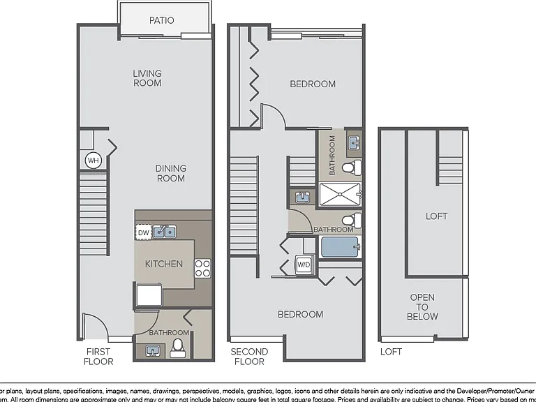 Plan 2F Townhome Loft