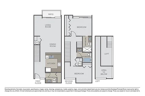 Floor plan Plan 2F Townhome Loft