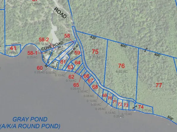 Lot # 75 North Shore Road, Plymouth, ME 04969