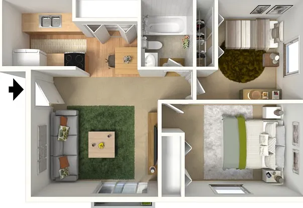 Two Bedroom | Creekwood Apartments | Apartments in Green Bay, WI Two Bedroom | Creekwood Apartments | Apartments in Green Bay, WI