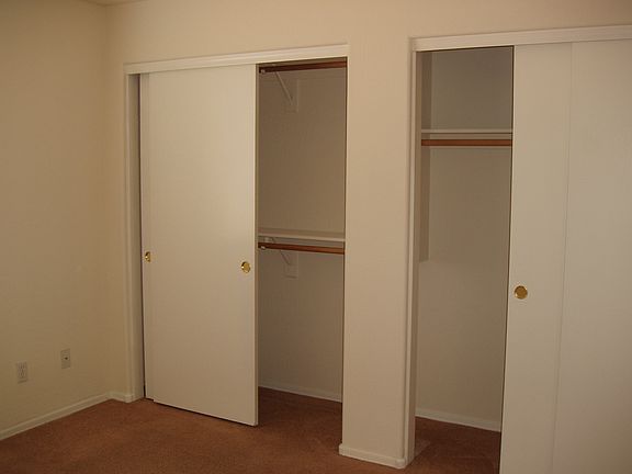 His and hers closets in Master Bedroom