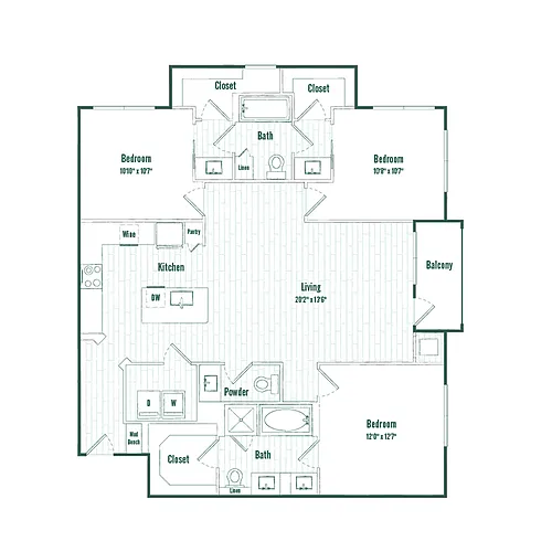 Floor plan C1