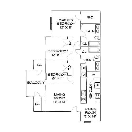 Floor plan Design 3A