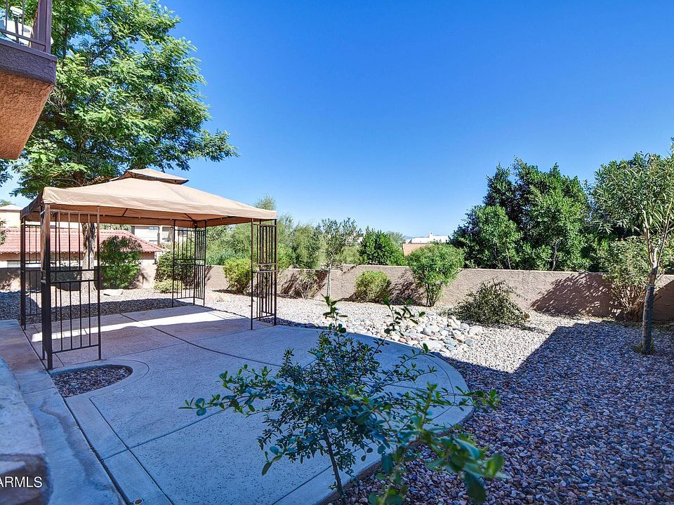 Fanced back yard