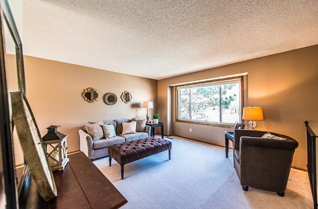 Great spacious living room flooded with natural light