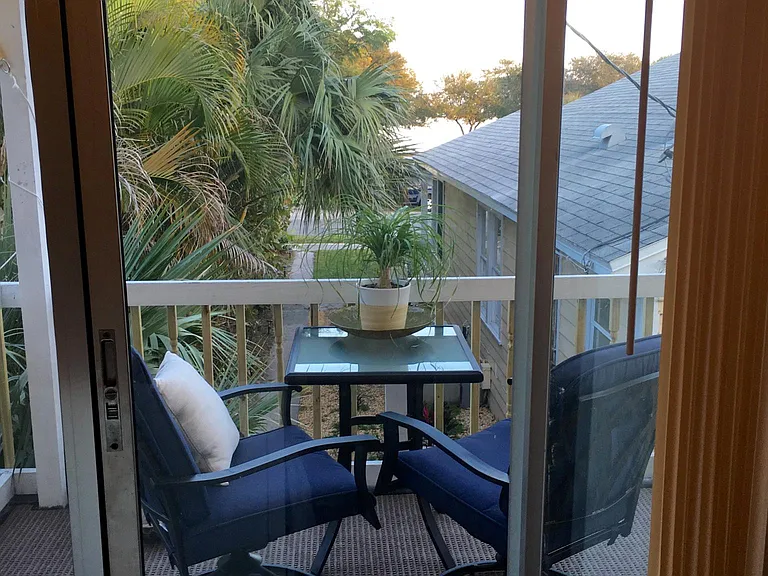 water view from deck (Shown with previous tenant furnishings)