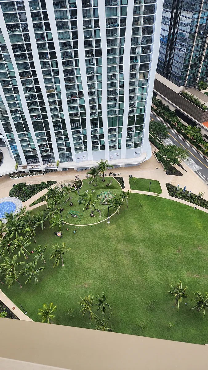 View of Mauka side of Victoria Park Mauka - 333 Ward Ave #2708