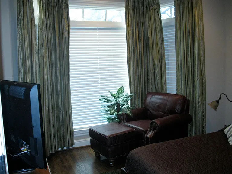 Bay window in private downstairs BR