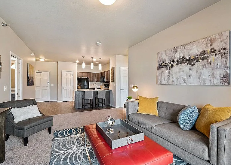 Park 88 features open-concept layouts in the shared living spaces.
