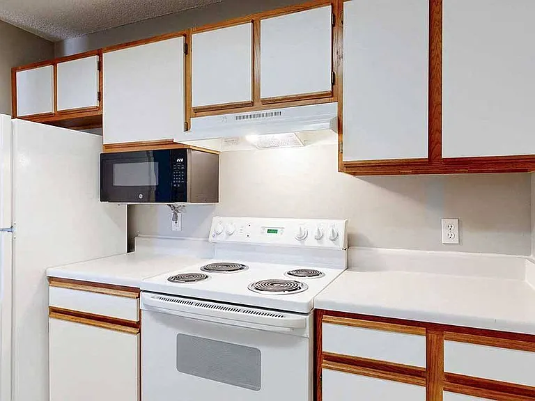 Our kitchens feature plenty of cabinet storage.