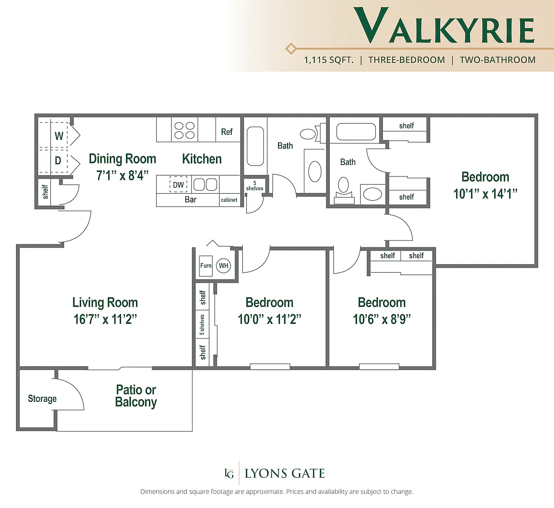 Floor plan Valkyrie