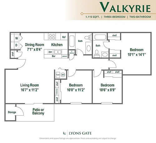 Floor plan Valkyrie