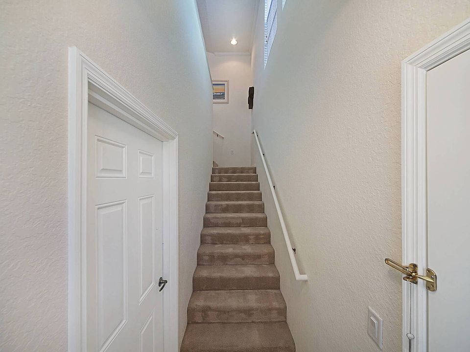 Entrance stairway to living area