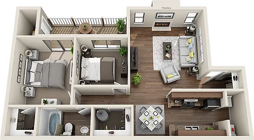 Floor plan The Azalea