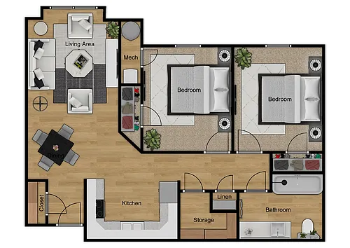 Floor plan 2X1